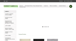 Desktop Screenshot of forrestfabrics.co.uk